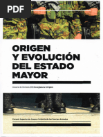 Origen y Evolucion Del Estado Mayor