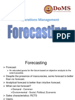 OM Forecasting