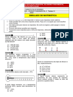 Simulado 7° Ano Matemática