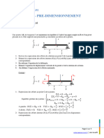 Corbeille D Exercices Dimensionnement Prosit 5 Corrige