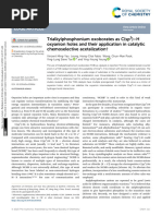 Trialkylphosphonium Oxoborates As C (Sp3) - H Oxyanion Holes and Their Application in Catalytic Chemoselective Acetalization