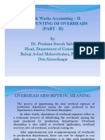 Accounting of Overheads 3