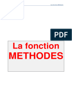 La Fonction Méthode