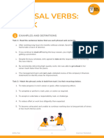 (SV) Phrasal Verbs - Work