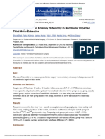 Piezosurgery Versus Rotatory Osteotomy in Mandibular Impacted Third Molar Extraction