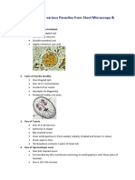 7.stool Examination - Morphology of Eggs, Cysts, Larvae