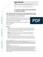 Sedentary Behavior and Health Update From The 2018 PhysicalActivity Guidelines Advisory