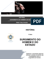 Histótia - 1 Serie - Aula 2 - Origem Da Humanidade