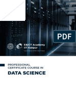 Professional Certificate Course in Data Science E & ICT Academy, IITKanpur