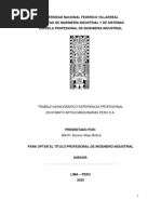 Trabajo Monografico - Experiencia Profesional - Komatsu Mitsui Maquinarias Peru S.A.