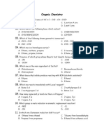 Organic Chemistry MCQ (For Exam)