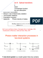 Lecture 9 - Optical Transitions