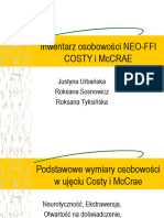 Testy Psychologiczne - Kwestionariusz Neo-Ffi