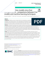 Survival Prediction Models Since Liver Transplantation - Comparisons Between Cox Models and Machine Learning Techniques