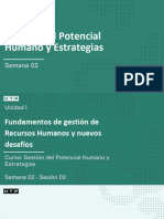 Semana 2 - Fundamentos de Gestión de Recursos Humanos y Nuevos Desafíos