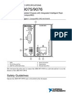 Ni Crio 9075 9076 Operating Instructions and Specifications