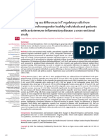 Investigating Sex Differences in T Regulatory Cells From