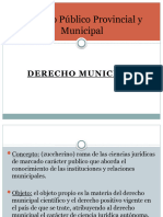 Derecho Público Provincial y Municipal