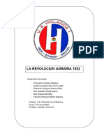 La Revolucion Agraria 1952