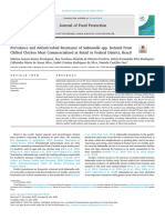 Prevalence and AR of Salmonella Spp. Isolated From Chilled Chicken Meat Commercialized at Retail in Federal District, Brazil