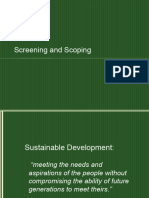 Lecture 2 - Screening and Scoping