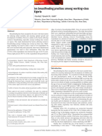 Use Only: Factors Affecting Exclusive Breastfeeding Practices Among Working-Class Women in Osun State, Nigeria