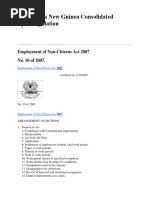 Employment of Non Citizens Act 2007