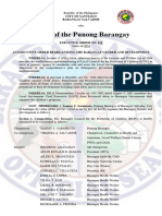 Executive Order No. 015 S. 2023 - REORGANIZING THE BARANGAY GENDER AND DEVELOPMENT