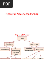 Operator Precedence Parsing