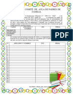 Acta Del Comité de Aula de Padres de Familia