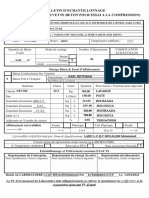 Bulletin D'Echantillonnage (Prelevement Eprouvette Beton Pour Essai A La Compression)