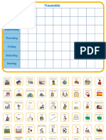 T C 079 Editable Mini Additional Visual Timetable Cards Ver 8