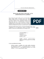 Demanda de Ejecucion Del Acto Administrativo Laboral