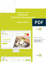 Solicitud de Evaluaciones Ocupacionales CET Portal Público