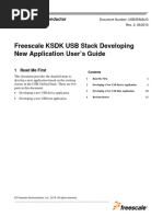 Freescale KSDK USB Stack Developing New Application User's Guide