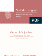 Lecture 7 - Noli Me Tangere