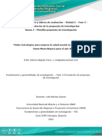 Anexo 3 - Plantilla Propuesta de Investigación