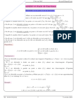 Derivation Et Etude Des Fonctions Resume de Cours 1 7