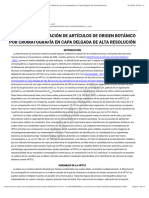 USP-NF 〈1064〉 Identificación de Artículos de Origen Botánico por Cromatografía en Capa Delgada de Alta Resolución