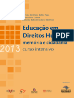 Publicacao Curso Intensivo de Educacao em Direitos Humanos 2013