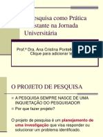 Como Montar Um Projeto de Pesquisa