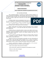 Prefeitura Municipal Da Estância Turística de Guaratinguetá/SP Secretaria Municipal de Educação Professor Ii: Língua Portuguesa