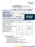 Prueba Diagnostica Participación y Arguemntación en Democracia 2022