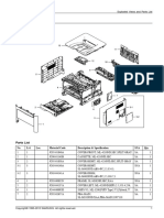 SL-M3320ND XAA Exploded View Parts List