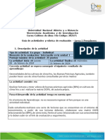 Guía de Actividades y Rúbrica de Evaluación - Unidad 1 - Tarea 1 - Presaberes