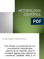 SLIDES. Metodologia Científica