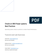 Oracle On IBM Power Systems Best Practices Hands-On Lab Final