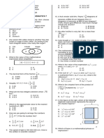 Math 7-Diagnostic Test 2021-2022