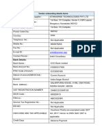 Vendor Onboarding Details Forms