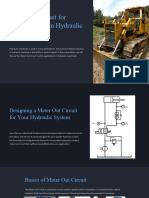 Meter Out Circuit For Speed Control in Hydraulic Circuits